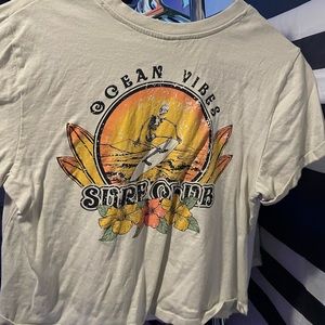 womens skelton surfing crop top